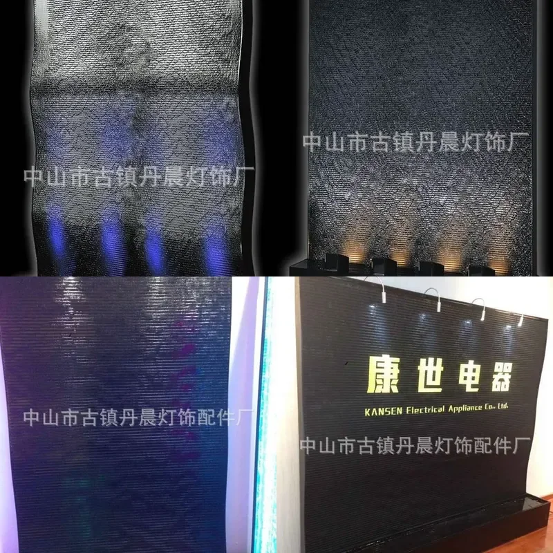 Acrylic Waterfall Wall Feature Indoor Decorative Screen for Home Entrance Living Room Modern Art Ornament