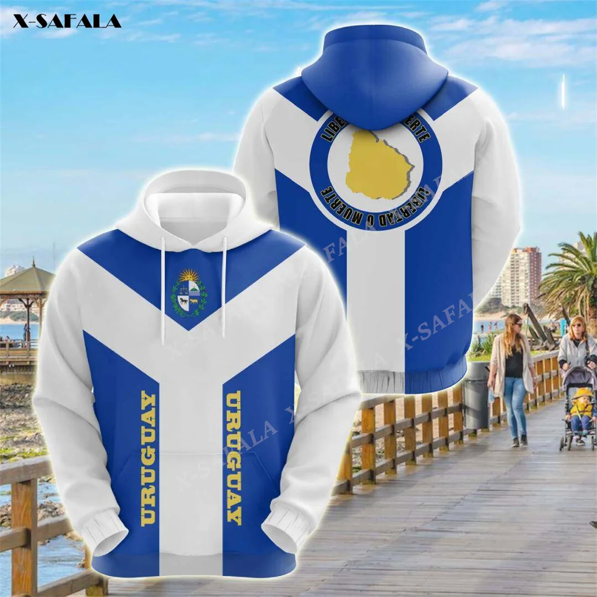 

CUSTOM Name URUGUAY Flag Sun 3D Print Zipper Hoodie Men Pullover Sweatshirt Hooded Jersey Tracksuits Outwear Coat