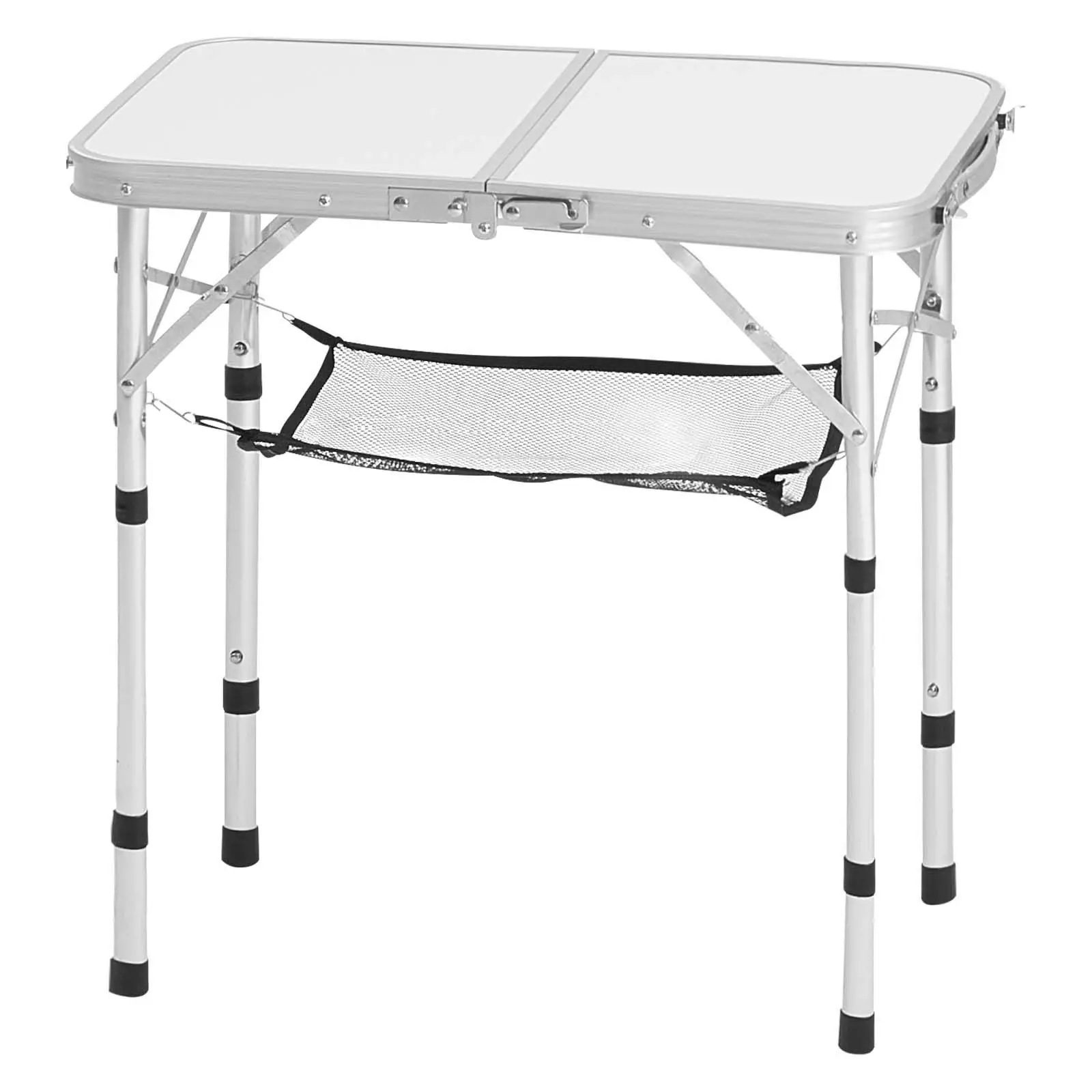 

2ft Folding Portable Camping Table Aluminum Outdoor Table Adjustable Height