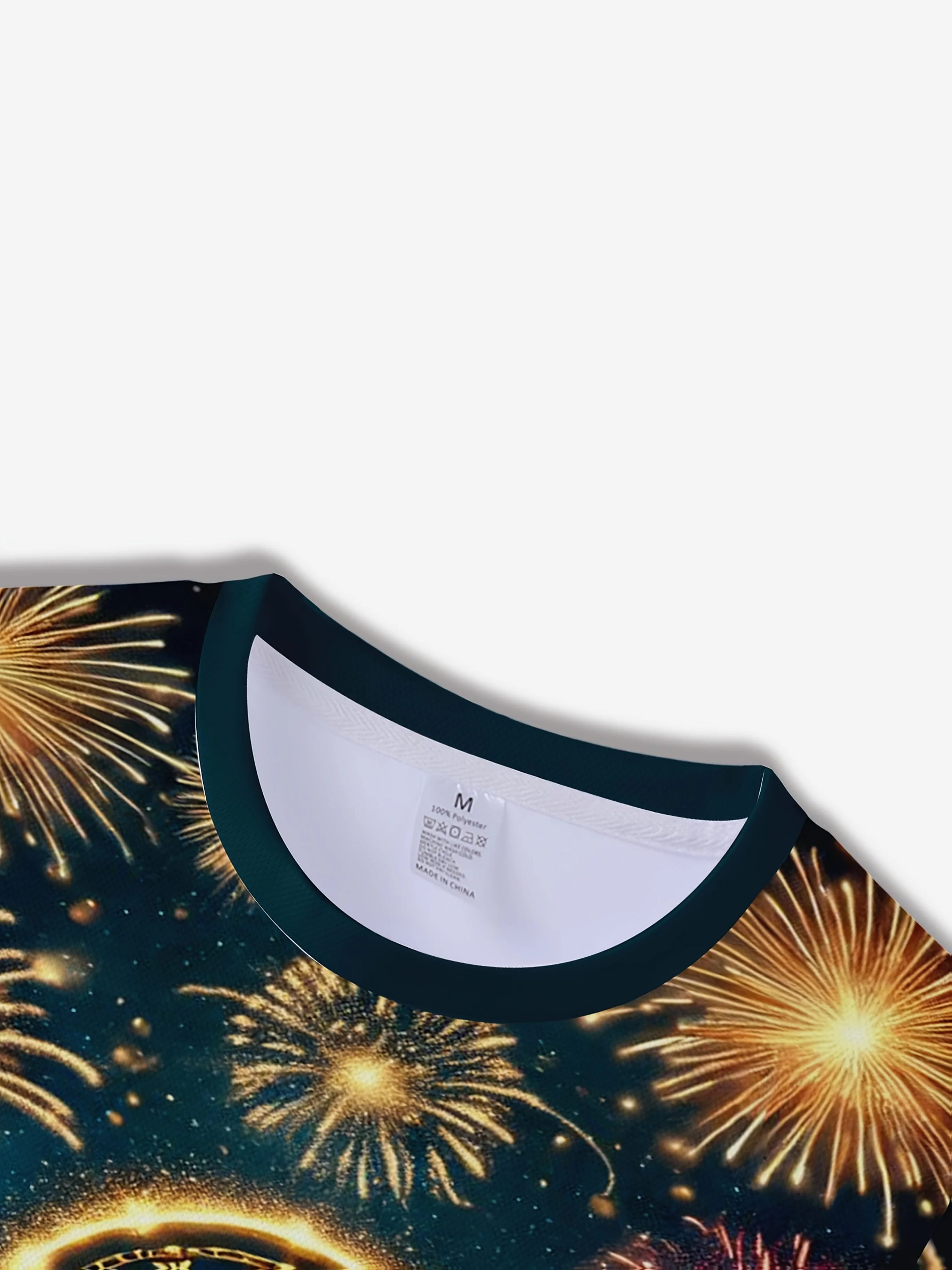 تي شيرت رجالي ونسائي برقبة دائرية 2026 سنة جديدة سعيدة ملابس يومية مهرجان تي شيرت ملابس الشارع الشهير قمصان هاراجوكو #4