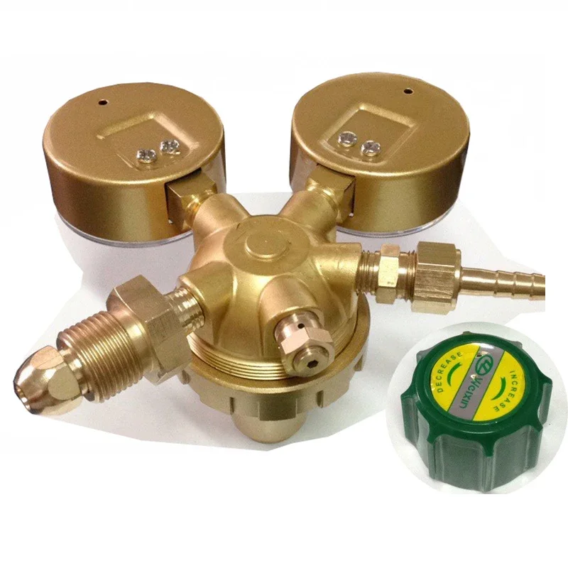 G5/8 Oxygen meter Reducer Pressure reducing valve pressure gauge