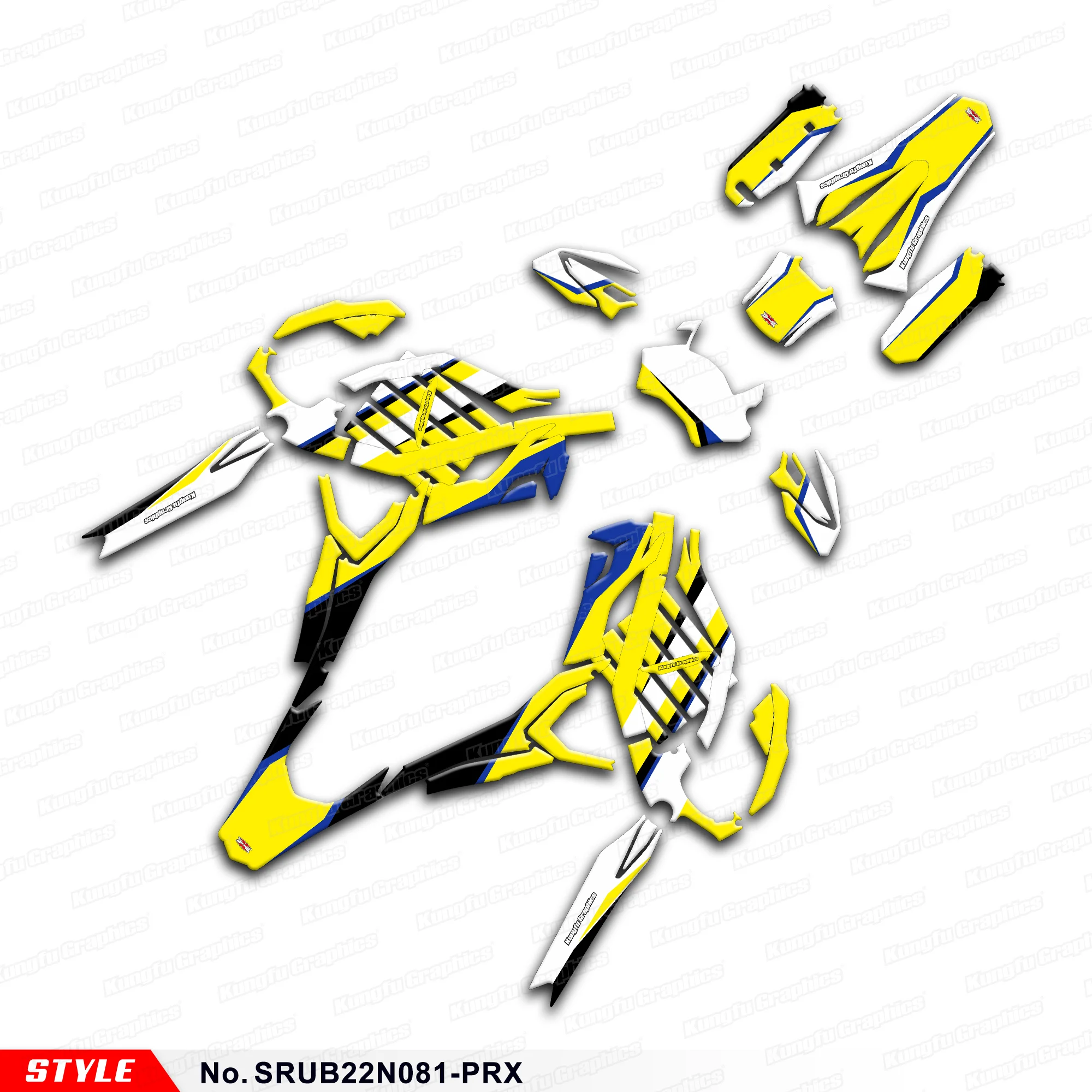 

Aftermarket Graphics Racing Stickers Deco Wrap Kit for Sur Ron Ultra Bee R Surron, SRUB22N081-PRX