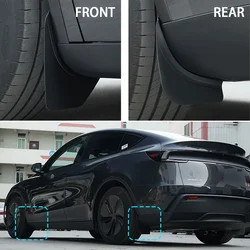 For Tesla New Model Y Launch Juniper 2025 2022 2023 2024 Car Wheel Mud Flaps Guards MudFlaps Front Rear Fender TPE Mudguards