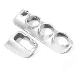 ABS Chrome Interior Center Console Air Vent Cover Trim for Mercedes-Benz A Class W177 V177 2019-2021 CLA C118 W118 2020