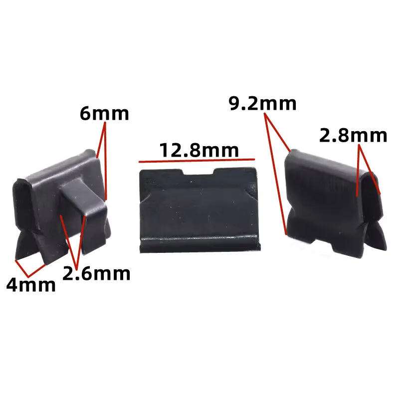 Car Dashboard DVD Trim Iron Fastener Clip Navigation Central Control Panel Metal U Type For VW Magotan B6 B7L CC For Volkswagen