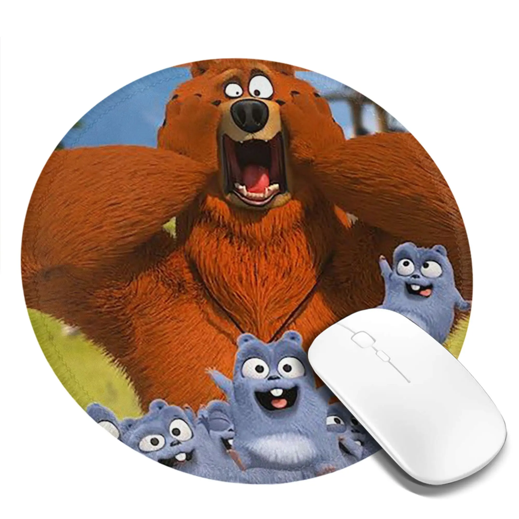 Animation Grizzy and the Lemmings Cartoon Anime  Mouse Pad Computer Keyboard Mouse Mat PC Laptop Desk Mat Accessories Table Mats