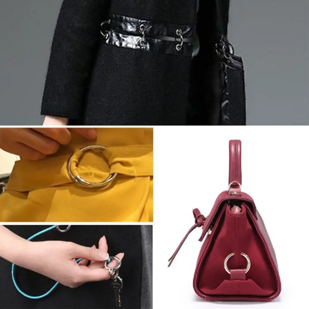 Durable DIY Bag Part Ring Handbag Purse Buckle Hook Spring Snap Keyring Hook