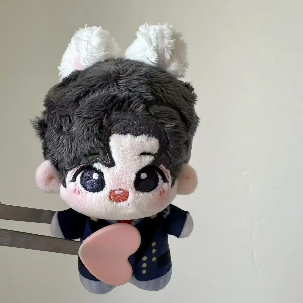 Gefüllte 10 cm Spiel Anime Bo Jun Yi Xiao Nan Bo Wan Nan Bo Kaninchen Attribute Körper Plüsch Puppe Spielzeug weiche Dress Up Baumwolle Kind Geschenk