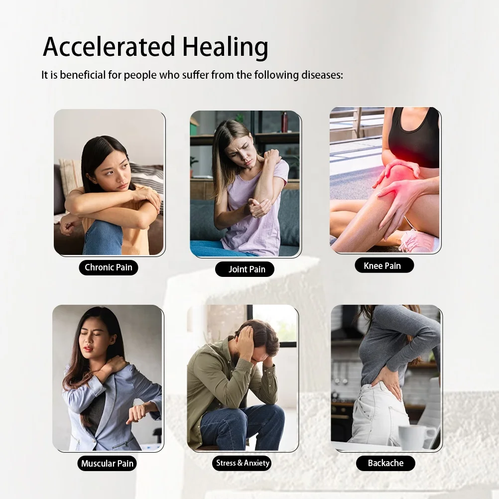 Pemf Pad Far Infrared Therapy Tourmaline Photon Mattress Natural Crystal Thermal Massage Pad