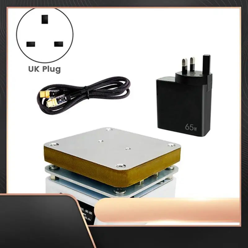 

1 комплект, умный мини-термостат T55, регулируемый нагрев, паяльная станция, поддержка PD/DC, источник питания, паяльная цифровая станция, британская вилка