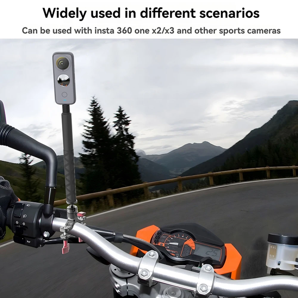 알루미늄 합금 카메라 폰 핸들바 스탠드, 핸들바용 플랫 핸들바 스탠드