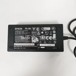 95% New Original Epson PS-180 AC Adapter Power Supply M159B M159A Printers TM-U220 TM-T88VI TM-T88V M244A C8255343