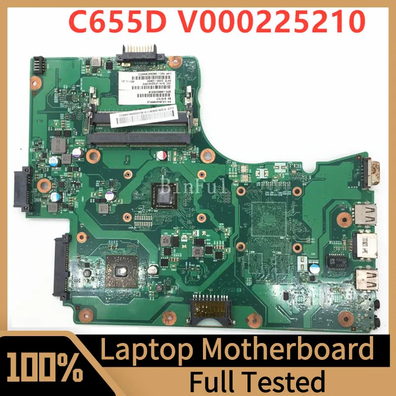 

V000225210 Mainboard For Toshiba Satellite C655D C650D Laptop Motherboard 6050A2408901 MB-A03 100% Full Tested Working Well