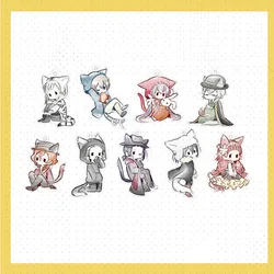 Anime Dazai Osamu Nakahara Chuuya Izumi Kyouka Keychain Figure Nakajima Atsushi Acrylic Keyring Pendant Gift
