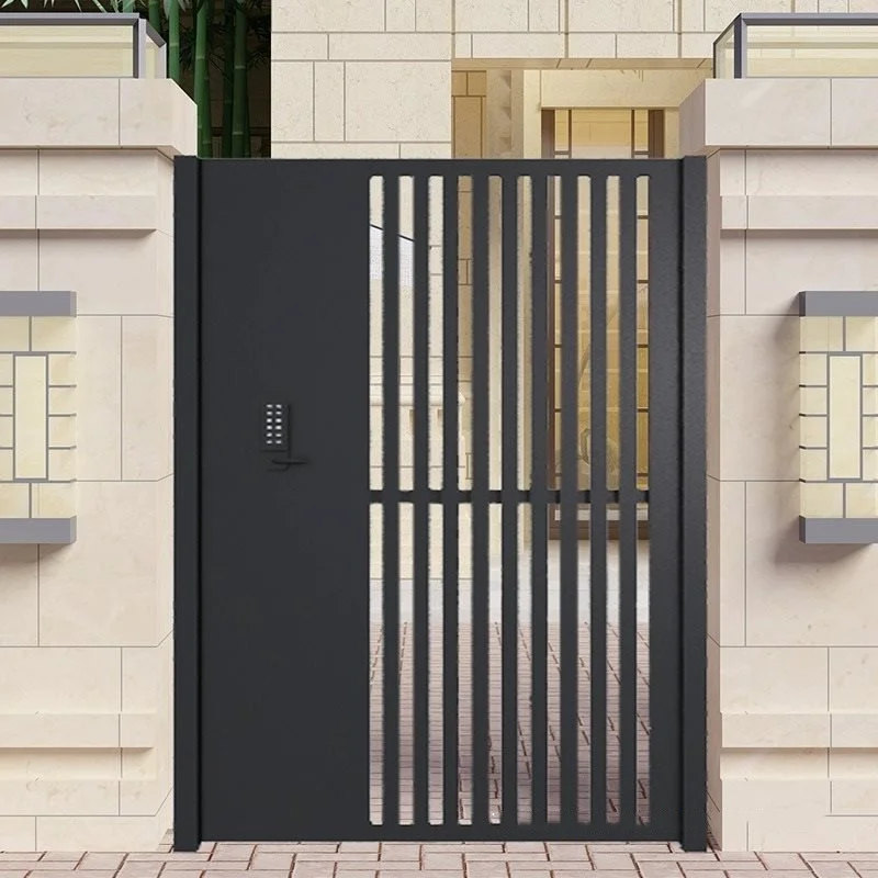 &*American Best Selling Fence Panel Gates Design Waterproof Modern Sliding Gate  Aluminum Garden Gate