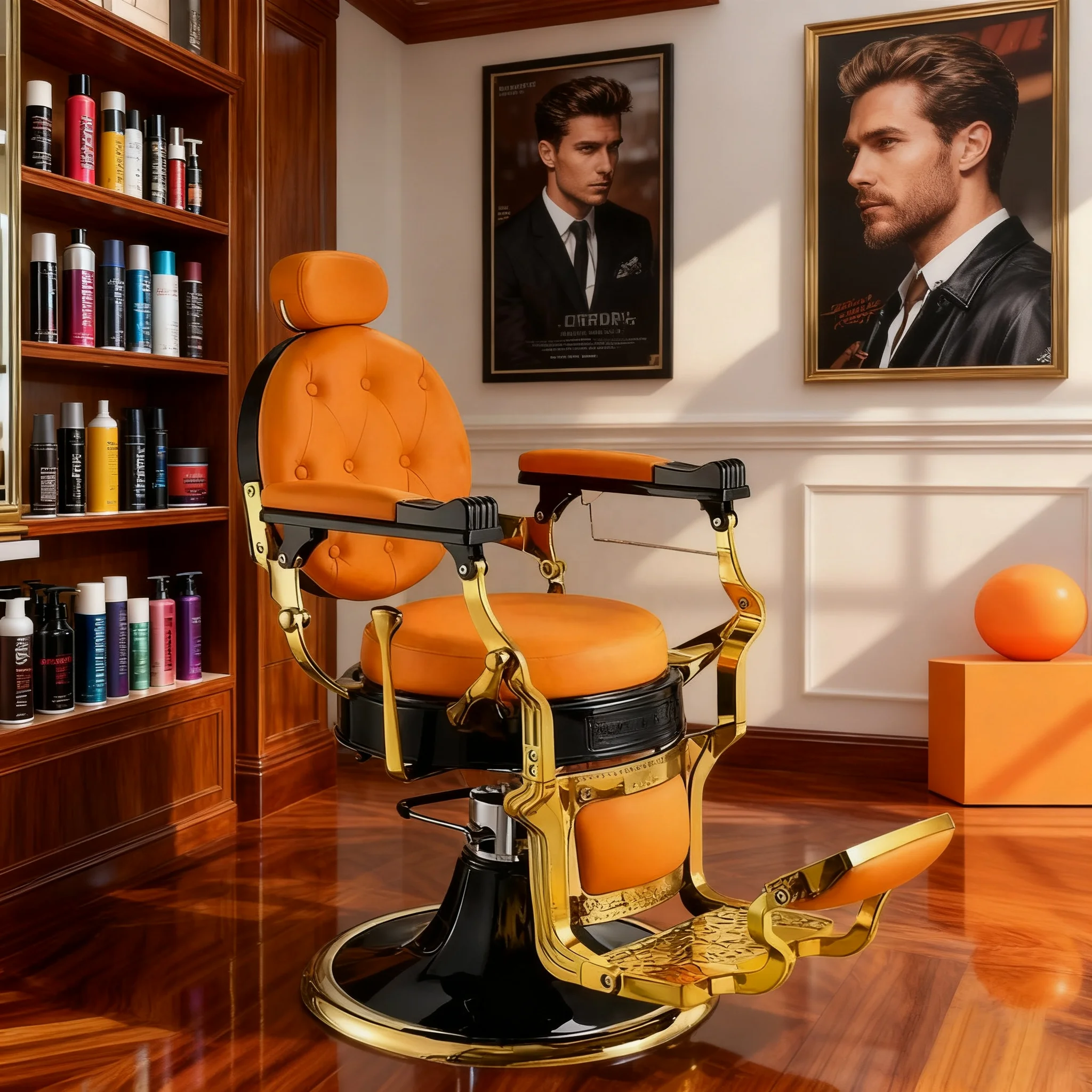 

Luxury Professional Barber Chair Luxury Baber Chair Barbershop Styling Chair Hair Salon Sillas De Peluqueria