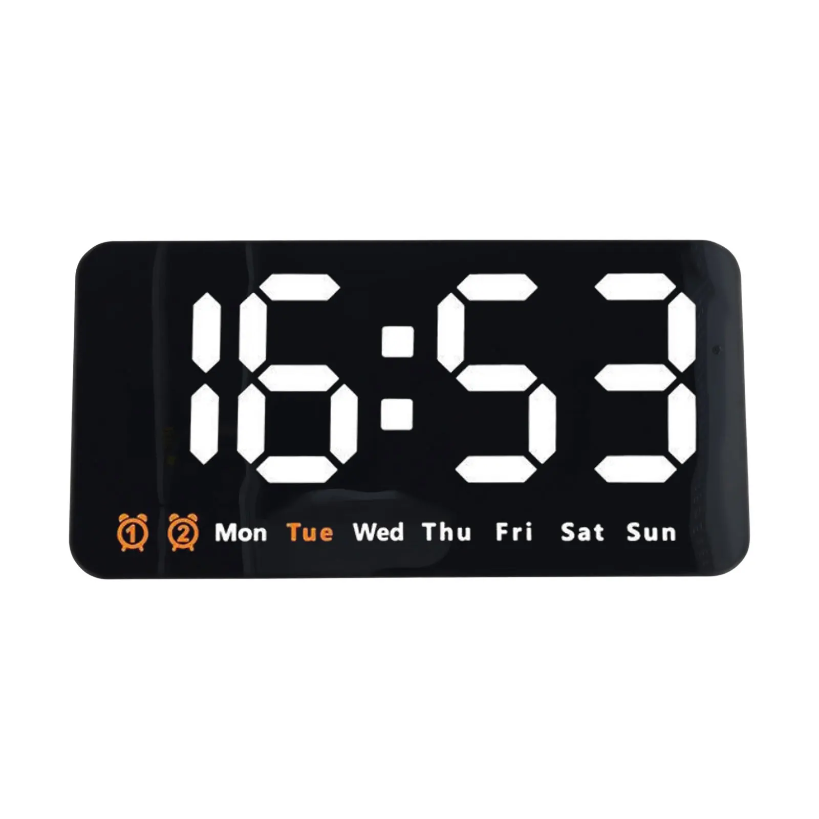 Large Digital Wall Clock Large Display User-Friendly Alarm Digital Wall Clock Time And Date Display Perfect For Bedrooms