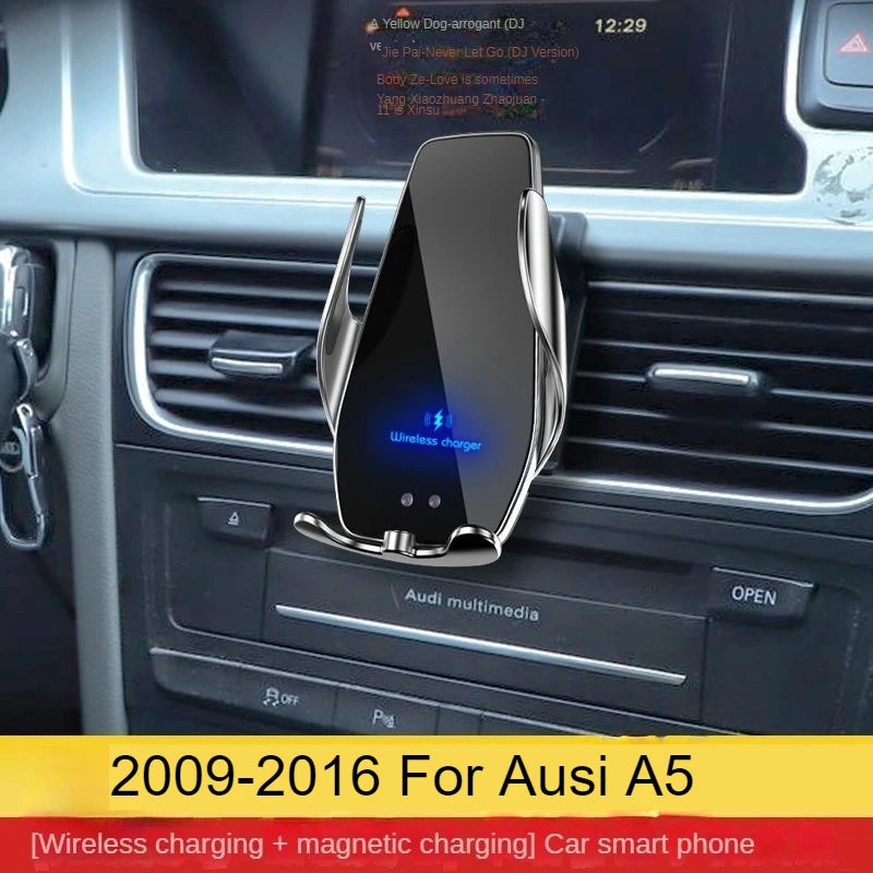 

2009-2015 For Audi A5 Car Phone Holder Wireless Charger Car Mount