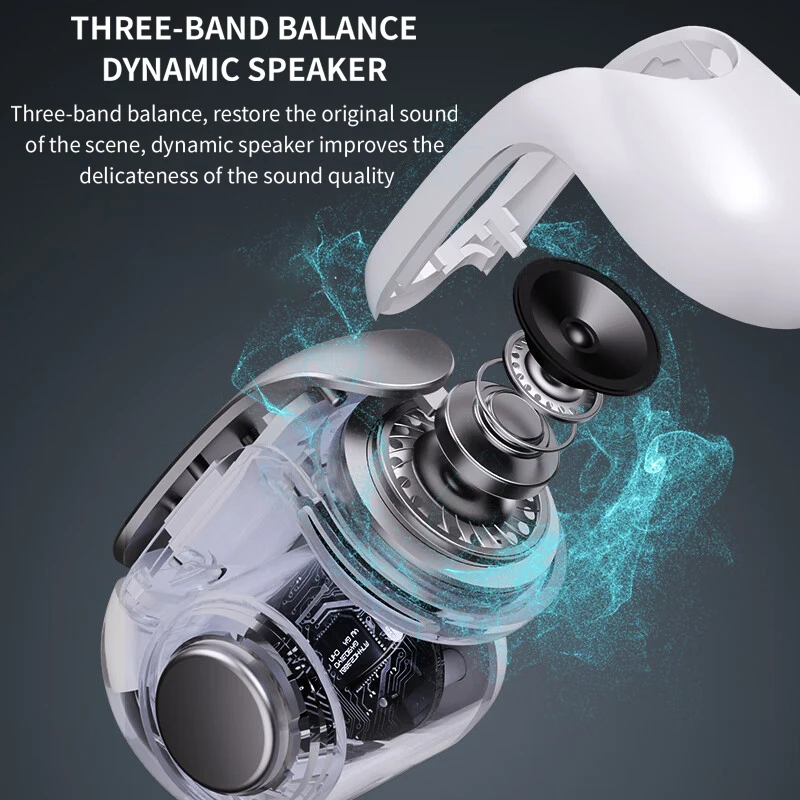 V12 Open Earphone HiFi Stereo HD Mic Call Headphones Outdoors Sports Ear Clip Headset Wireless Bluetooth Earbuds For BOSE Ultra view 3