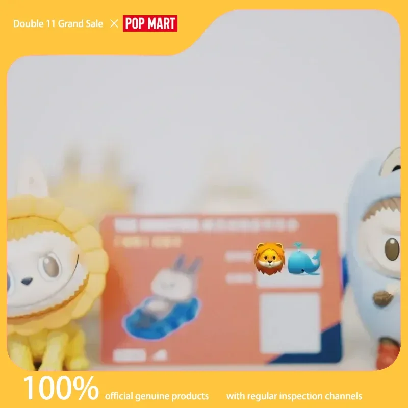 

Genuine Popmart The Monsters Elf Animals Labubu Animal Blind Box Figurines Toy Decorations Birthday Gifts For Girls Trendy Toys
