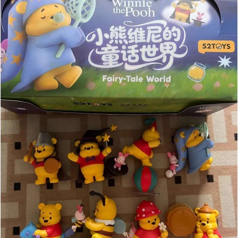 New Hot Genuine 52toys Winnie The Pooh'S Fairy Tale World Blind Box Pooh Bear Toys Figure Ornament Desktop Gifts