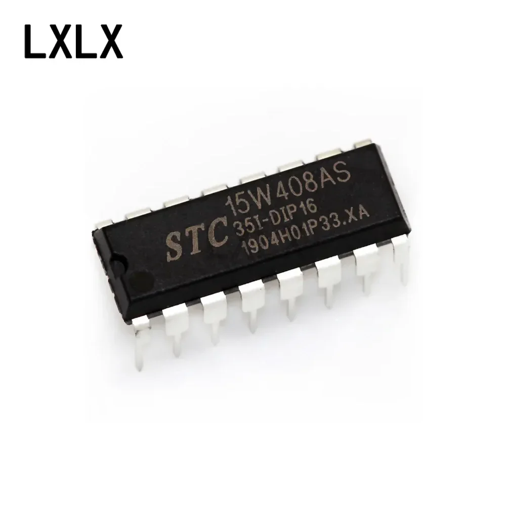 5pcs Original STC15W408AS-35I-SKDIP28 STC15W408AS Enhanced 1T 8051 MCU Microcontroller MCU DIP16 SOP16