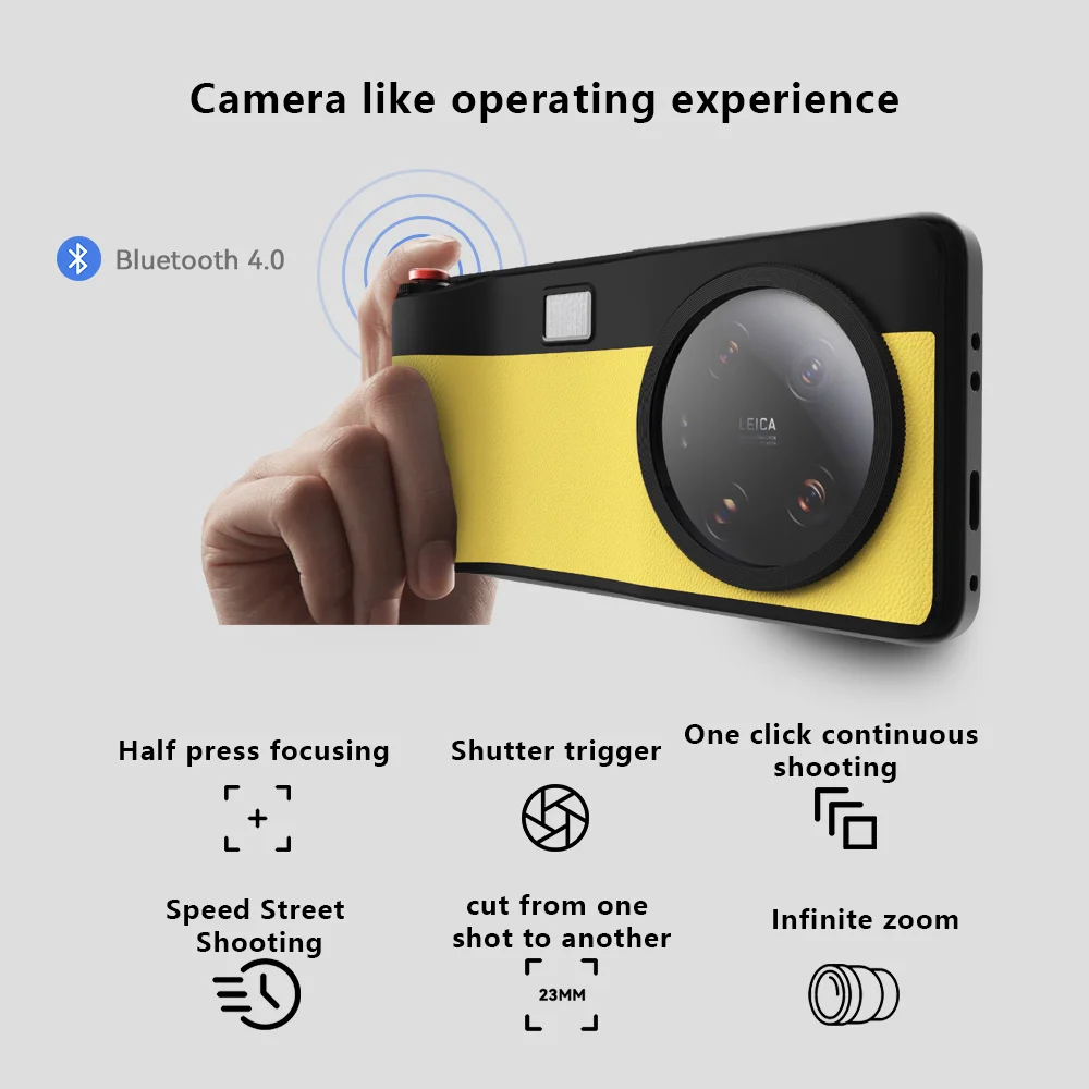 Fotorgear Professional Photography Kit For Xiaomi 13 Ultra Case Wireless Camera Handle 67mm Filter Ring Mobile Phone Camera Lens