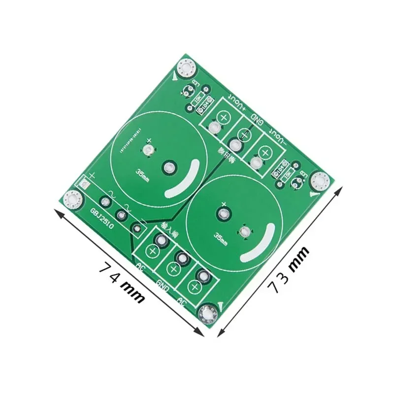 LUSYA 10A 35mm 2-bit Double Voltage High-power Single-bridge Capacitor Rectifier Filter Power Board