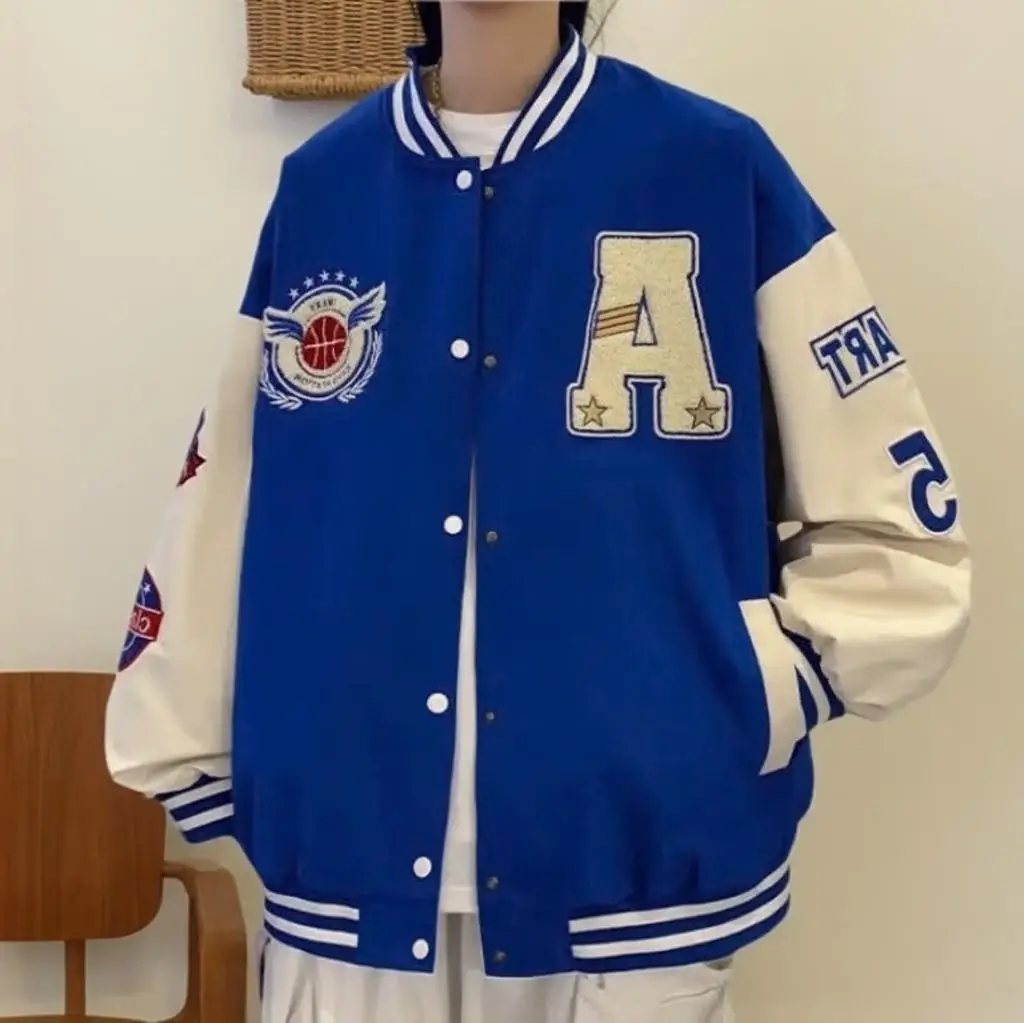 

Осень 2023, новинка, тонкая бейсбольная куртка, свободная уличная одежда в стиле хип-хоп, универсальное модное пальто, мужское и женское повседневное дышащее пальто