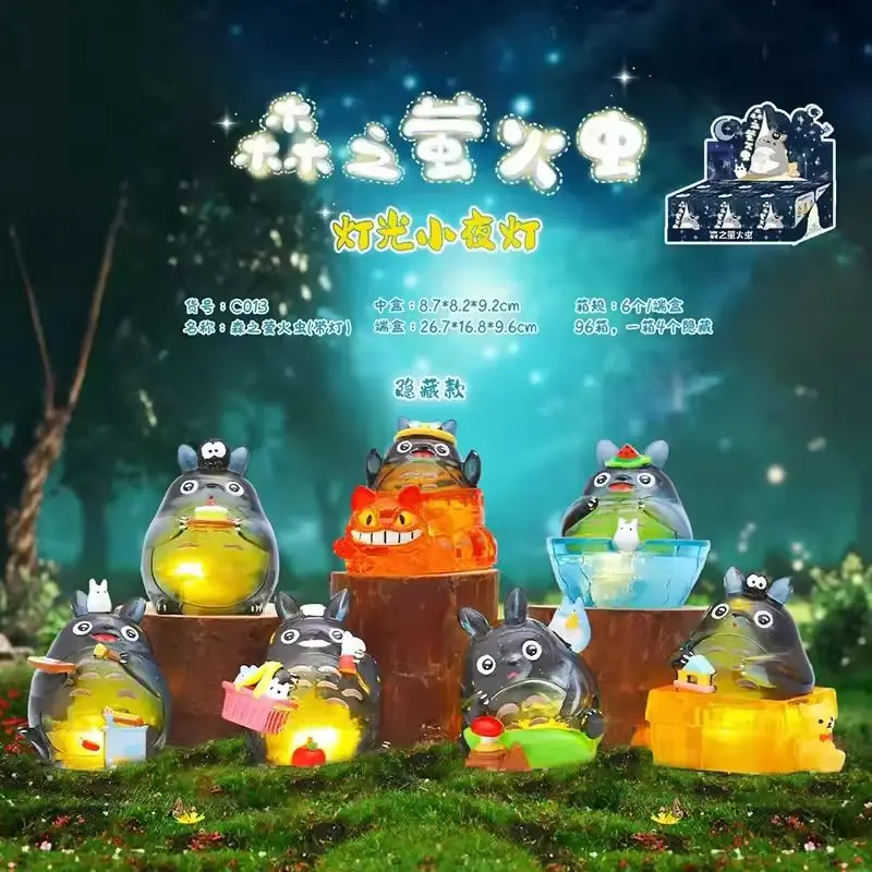 2025 New Miyazaki Hayao Forest Firefly Version Of The Blind Box Desktop Ornaments Collection Doll Toys Children'S Birthday Gifts