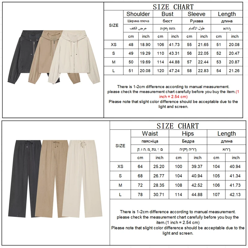 Guobioziy Women's Casual Hooded Pilot Suit Spring and Autumn 2026 European Fashion Trend Daily Light Luxury Classic Street Style