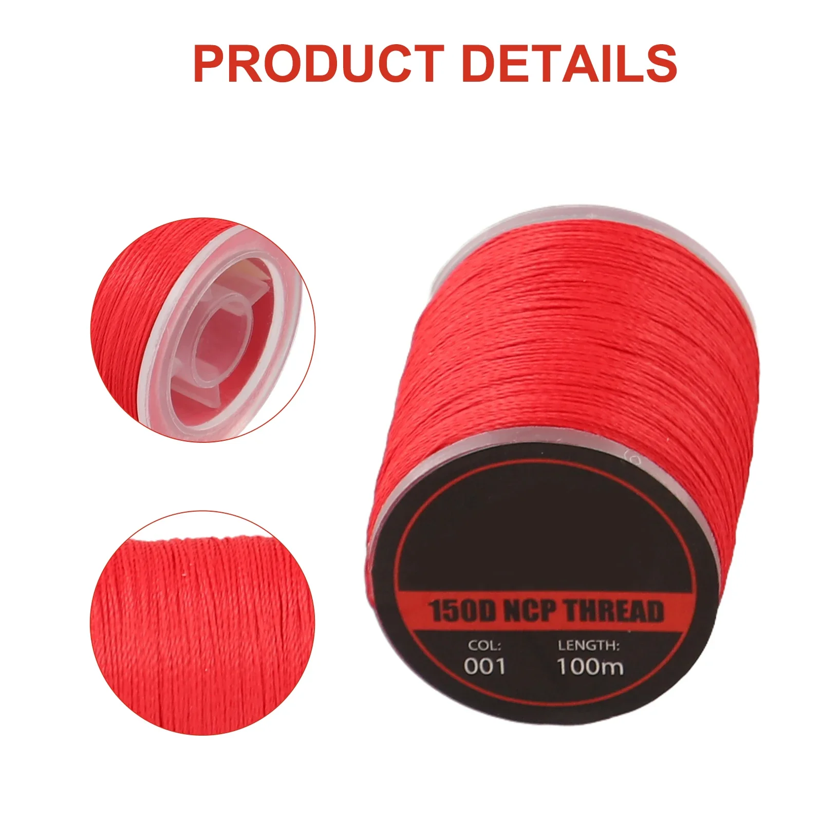 Fishing Fishing Binding Line Fish Hook Line DIY Fly Tying Hand Made Multicolor Polyester 100m Roll Binding Line