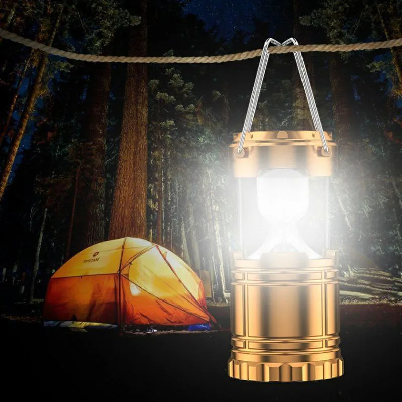 Solar Multifunktionale Handheld Camping Lampe Zelt Lampe LED Tragbare Taschenlampe Tragbare Wasserdichte Notfall Angetrieben Arbeit Licht