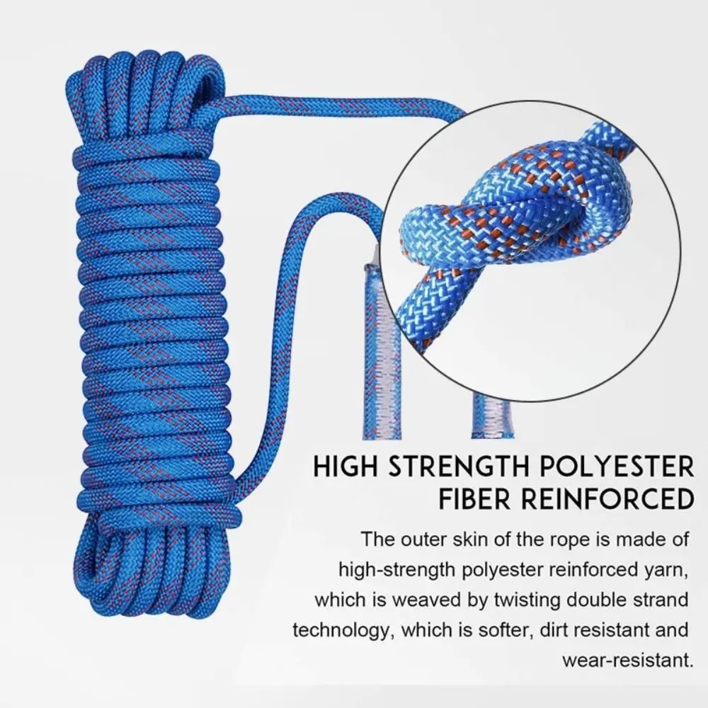 

Accessory Thickened 12mm Safety Life Rope High Strength Paracord Climbing Rope Safety Static Survival Rope Camping
