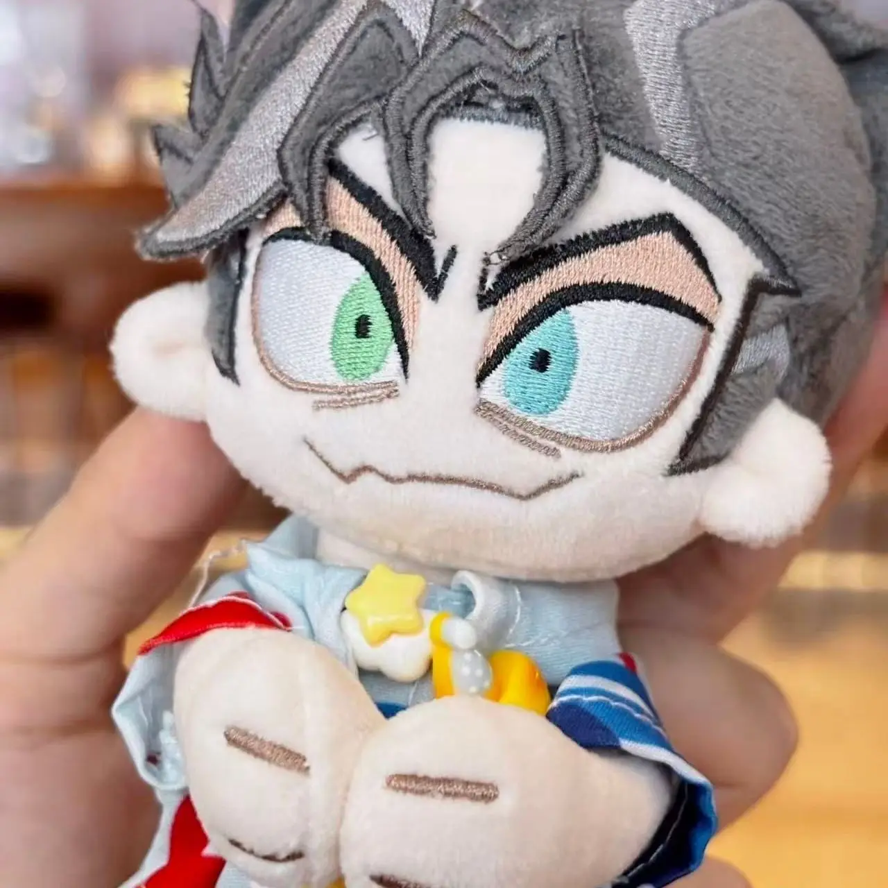 Original Demon Character 15cm Vox Chubby Plush Doll Short Stuffed Toy Soft Figure Handmade Collectible Gift for Young Hobby Toys view 3