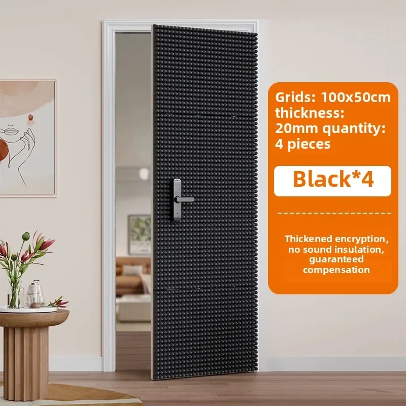 Door sticker cotton, sound-absorbing cotton, super muffler wall, self-adhesive bedroom household sound insulation board
