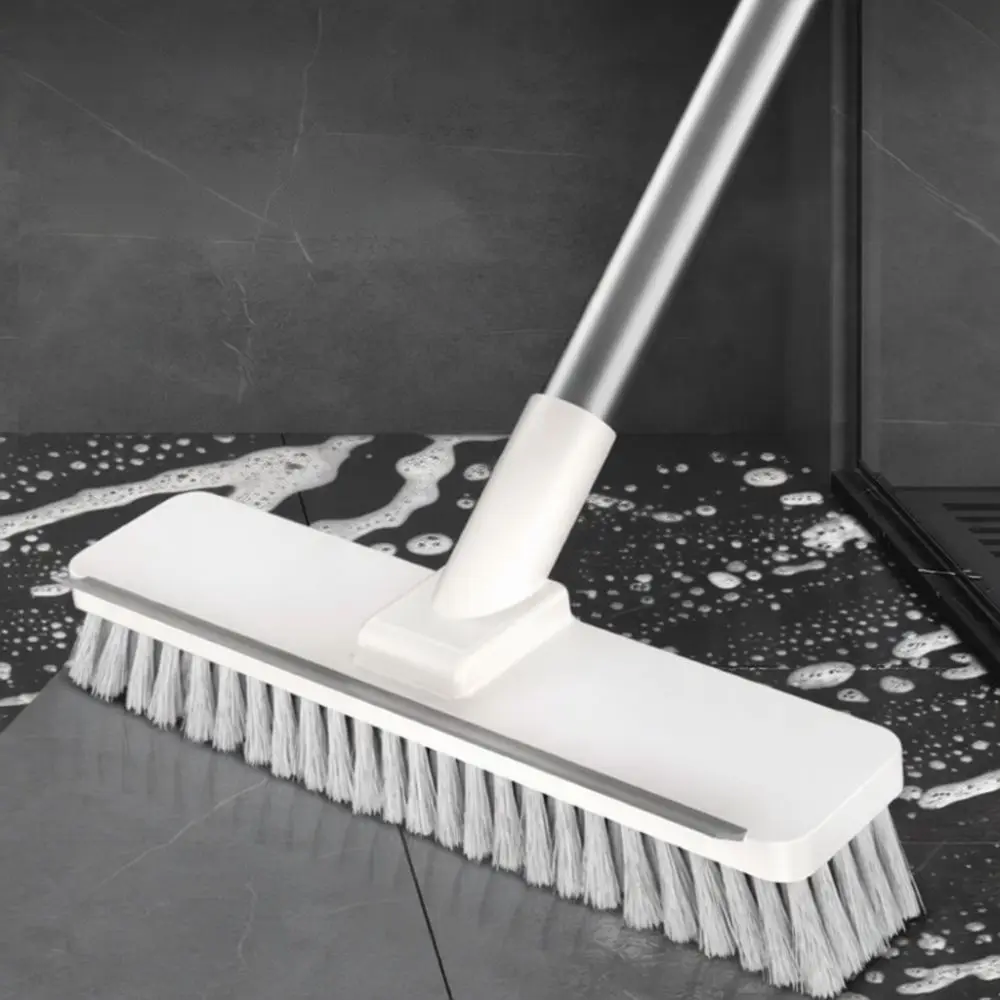 Floor Scrub Brush Wall Wiper Long Handle Cleaning Tool Tile Bathroom Carpet Mop Home Kitchen Indoor Wet Dry Use Scrubber