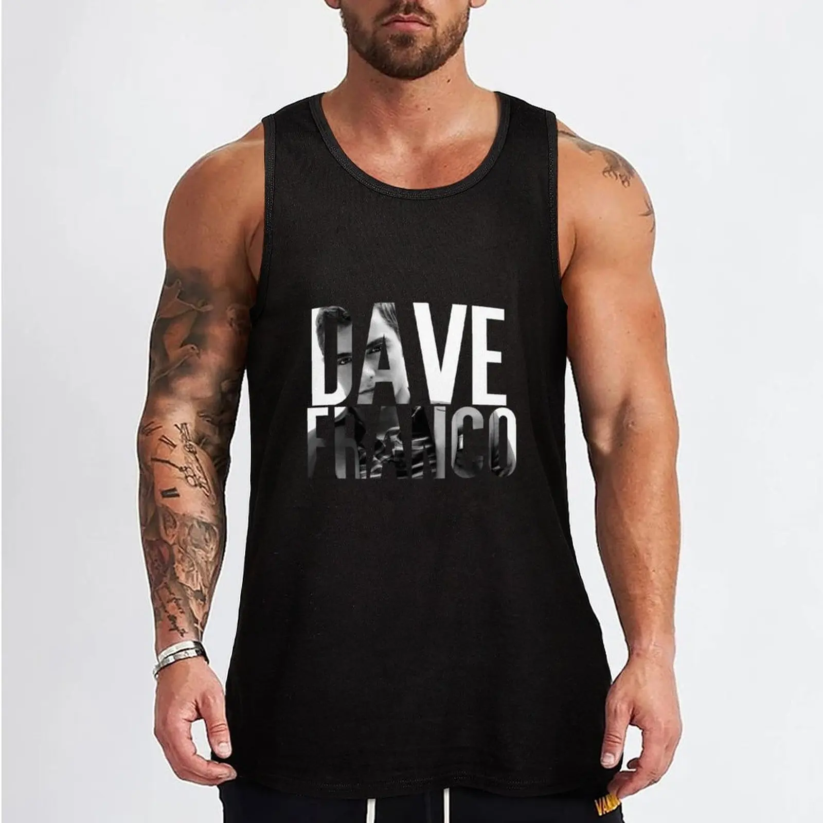 Dave Franco Tank Top gym accessories men Short sleeve Top summer