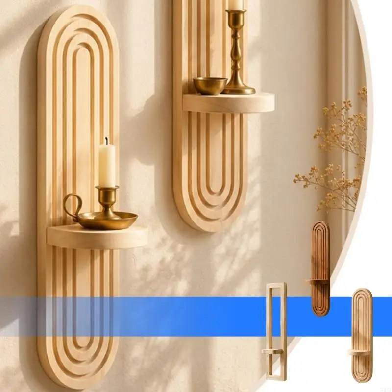 2-Piece Wall Plant Display Shelf,Wall Floating Shelves Wall Mounted Shelves Decorative Wall Shelf for Entryways, Living Room