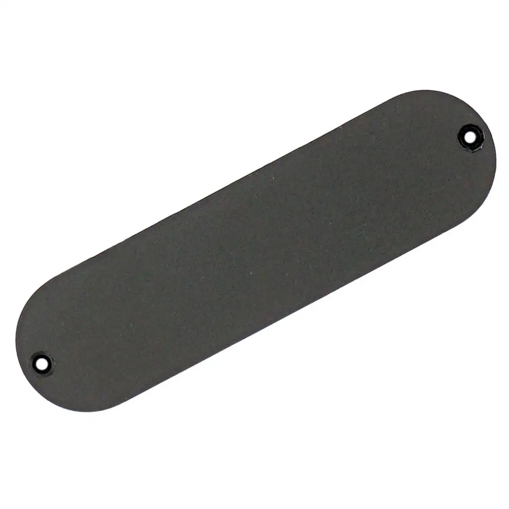 1x Electric Guitar Accessory Back Plate Cavity Switch Cover Back Cover Black