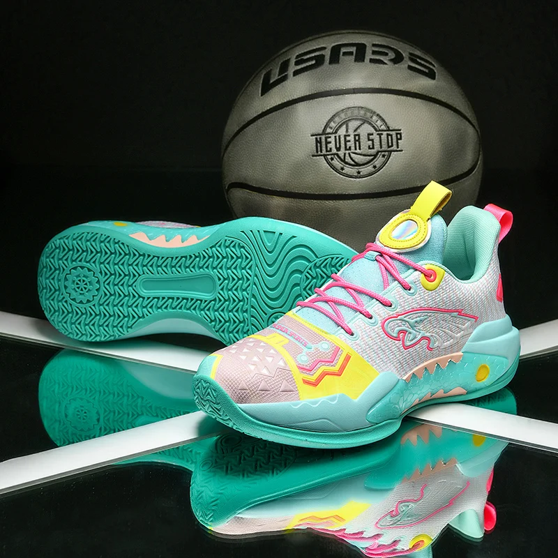 

Профессиональные повседневные спортивные кроссовки для мальчиков и мужчин, баскетбольные кроссовки для тренировок на площадке, амортизирующие баскетбольные ботинки
