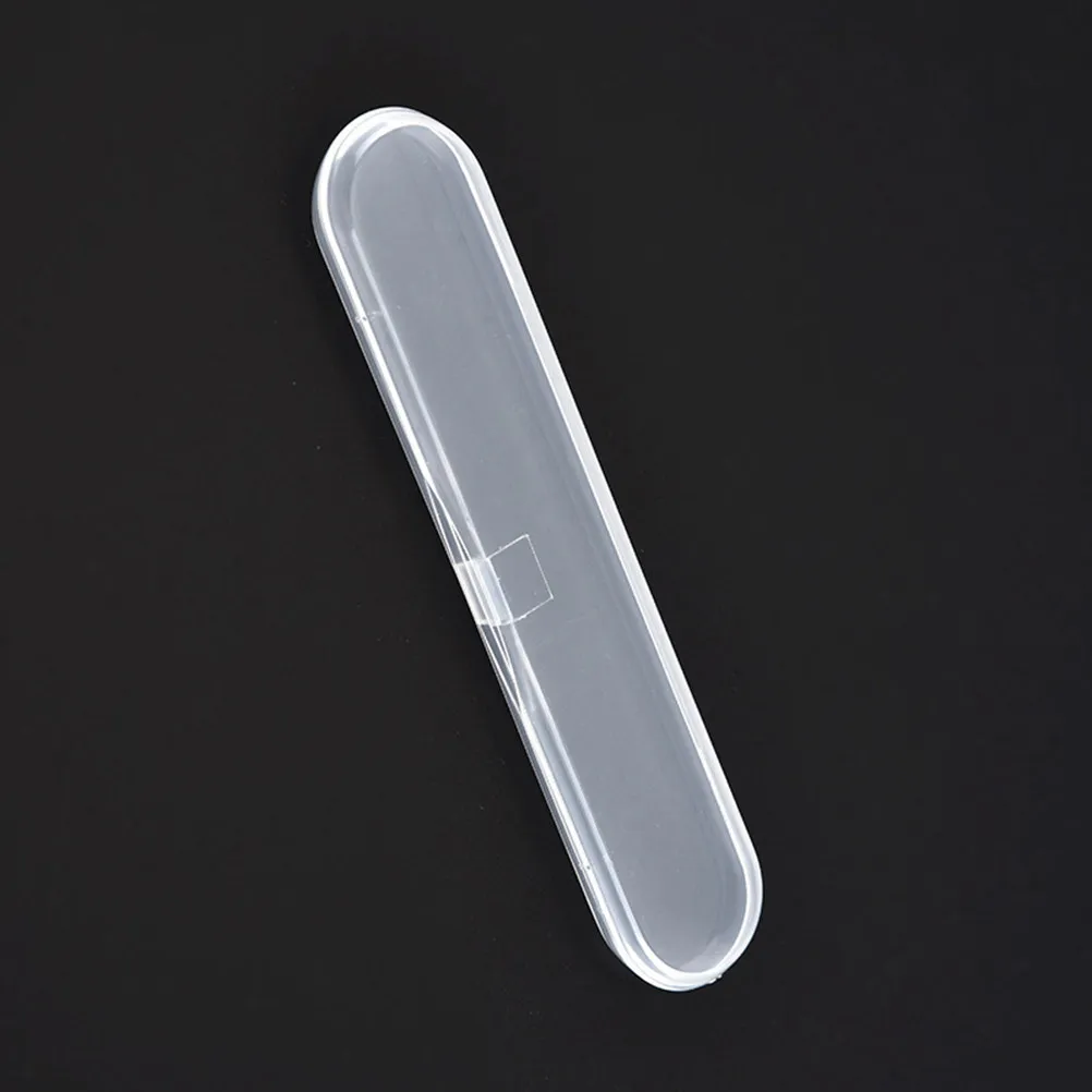 20Pcs Transparent Plastic Storage Organizer Box for Nail Files Cotton Swabs Jewelry Multi- Use