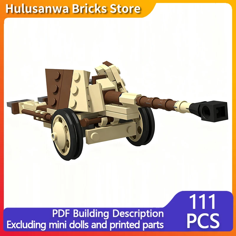 

8,8 см PaK 43 WW2 модель военного оборудования MOC строительные кирпичи военное оборудование модульные технологии подарки собрать детский игрушечный костюм