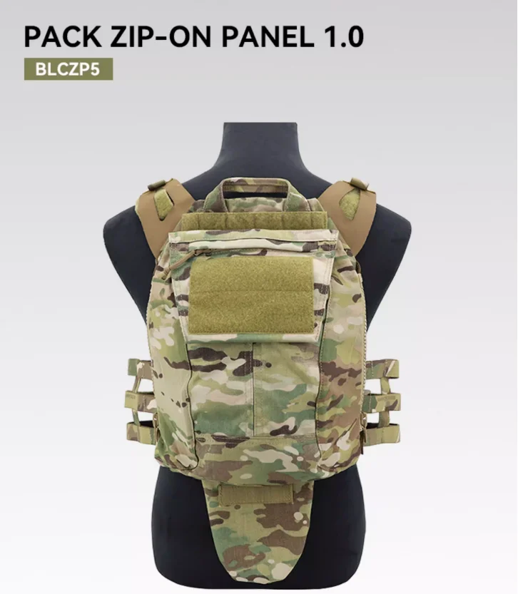 Chaleco portaplacas táctico JPC 1.0 con mochila integrada - imagen 5