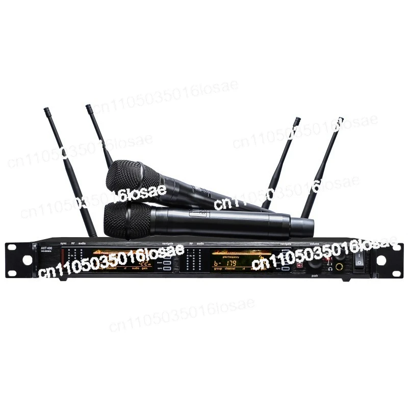 AXT400 Sure High Quality 2 Channel True Diversity UHF Microphone Wireless with Metal Handheld for Singing Stage Performance