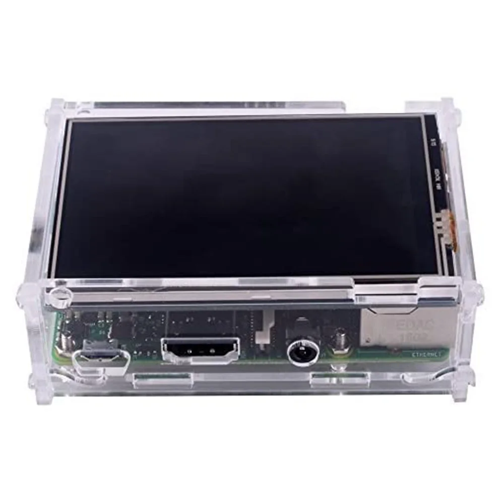 3.5 Inch Contact Display Screen Acrylic Shell with Contact Pen 320X480 Resolution for Raspberry Pi 3B+