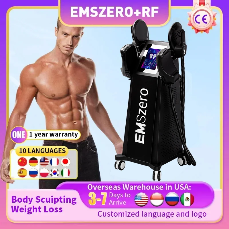 

EMSzero 15Tesla 6500w Body Slimming Nova Fat Burning Muscle EMS Sculpting Electromagnetic Stimulate Sculpt Therapy Machine