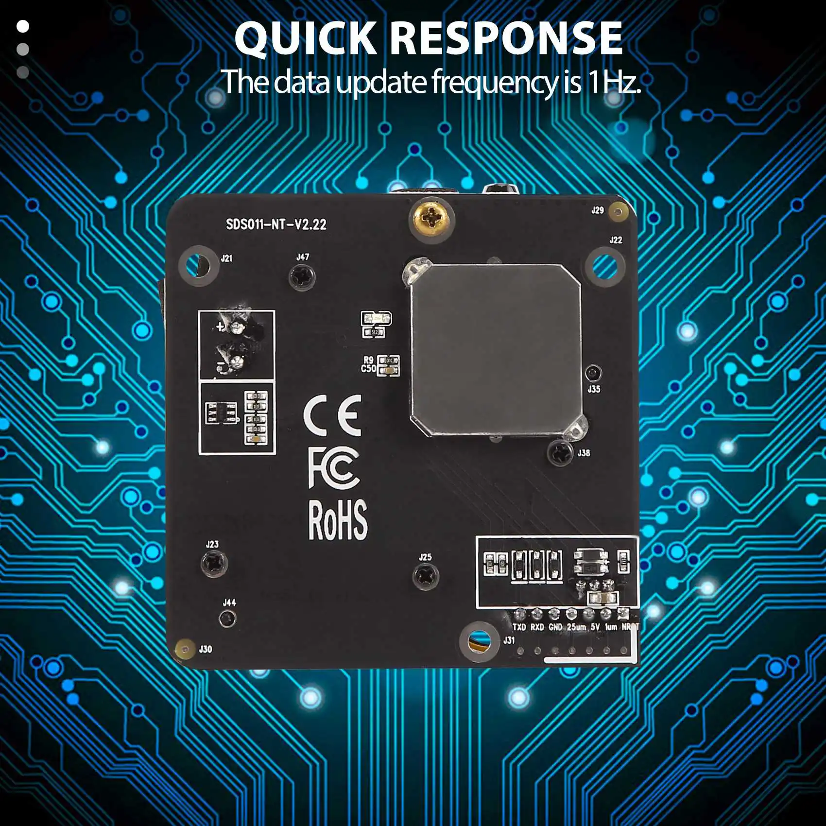 Sensor PM SDS011 Laser R de alta precisão PM2.5 PM10 Sensor de detecção de qualidade do ar QUENTE