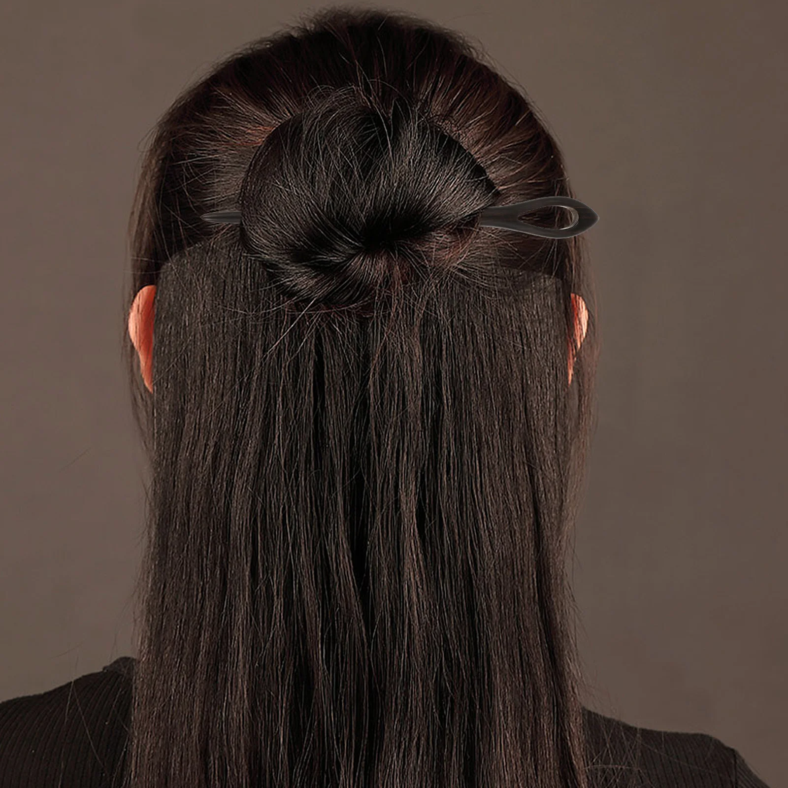 

Ebony Hairpin Barrette Claw Clip Women S Hair Accessories Durability Traditional Style