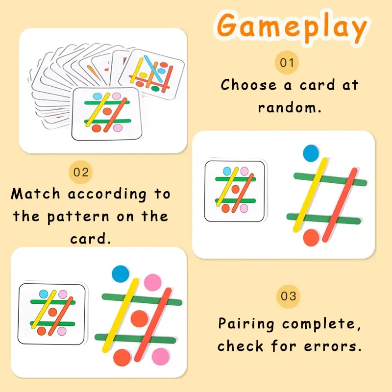 Montessori Spielzeug Kinder Regenbogen Stick Puzzle Spiele Farbe Sensorischen Logischen Denken Passenden Kinder Frühe Pädagogische Holz Spielzeug